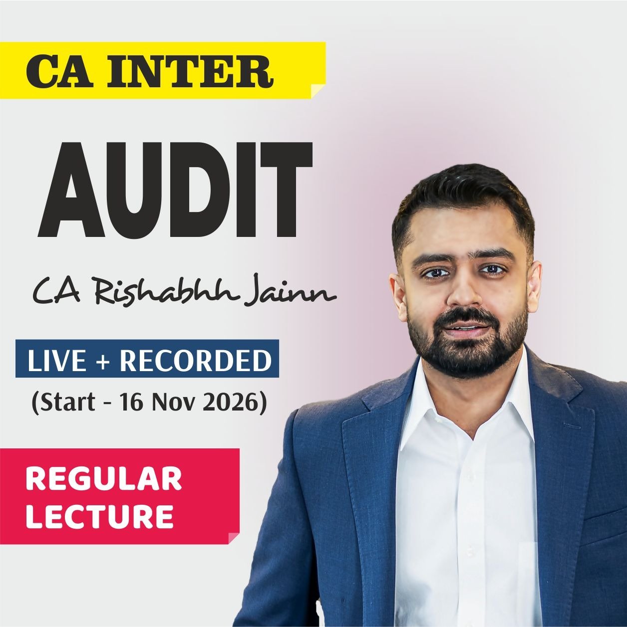 CA Inter Audit & Ethics Regular (New Batch from 16th Nov 2026)